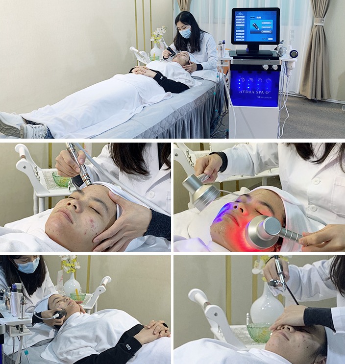 FDA approved facial Machine RF skin rejuvenation Microdermabrasion Hydro Dermabrasion Bio-lifting wrinkle removal hydra big discount