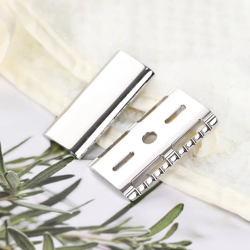 YAQI Ghost 70SP 316 Stainless Steel Polished Safety Razor Head with 0.7mm Blade Gap 240127