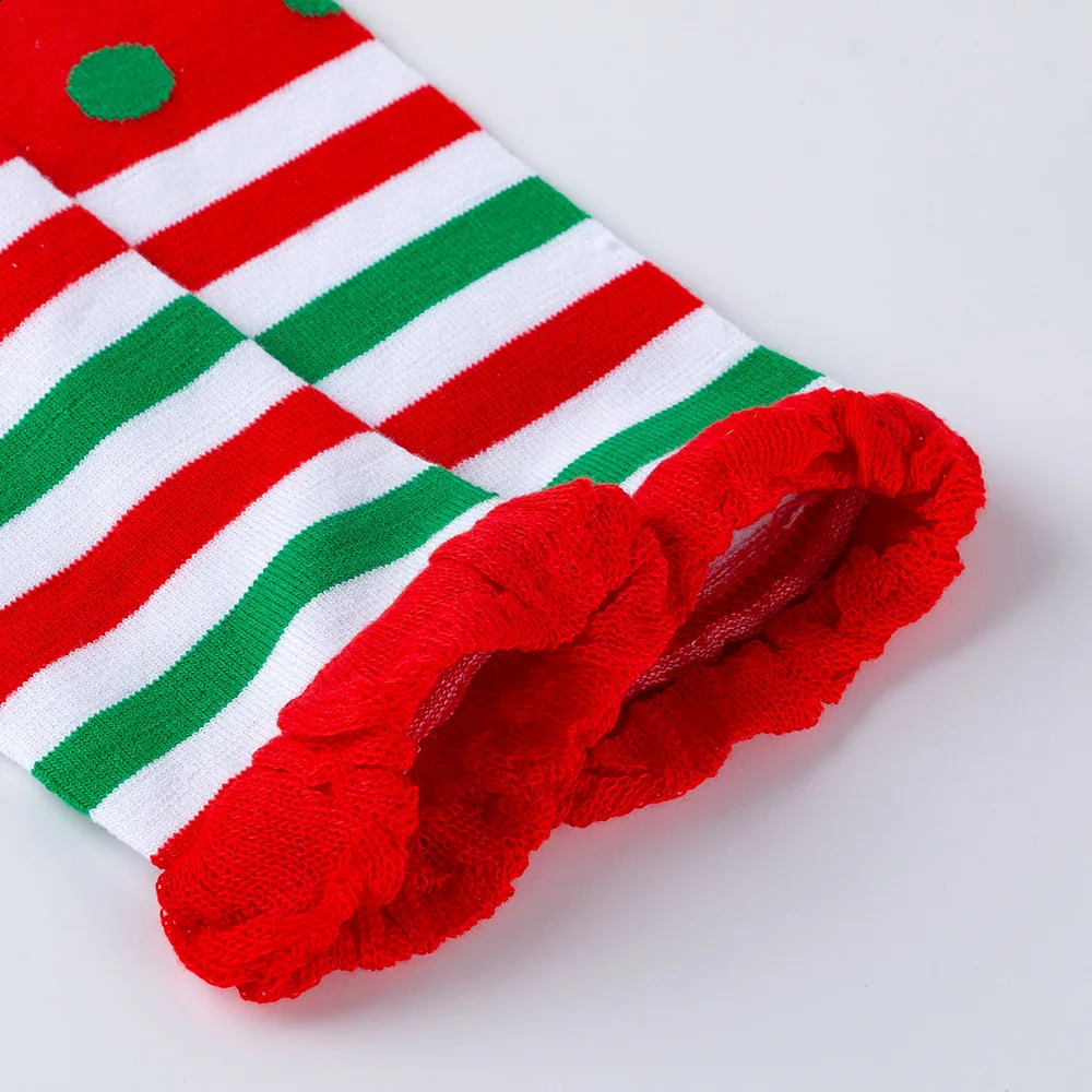 Baby Boys Girls Leg Warmers Christmas Toddler Leggings Cotton Knee Protector born Tights Infant Soft Dot Print Socks Clothes 240129
