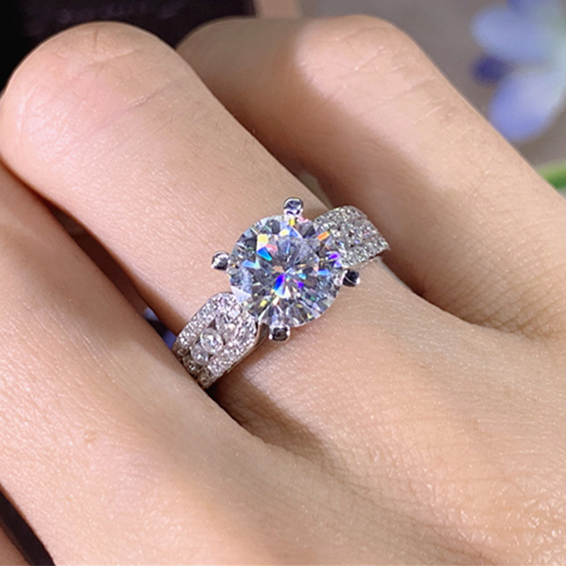 Sterg Sier Wedding Ring: 5A Cubic Zirconia Bridal Jewelry 2024