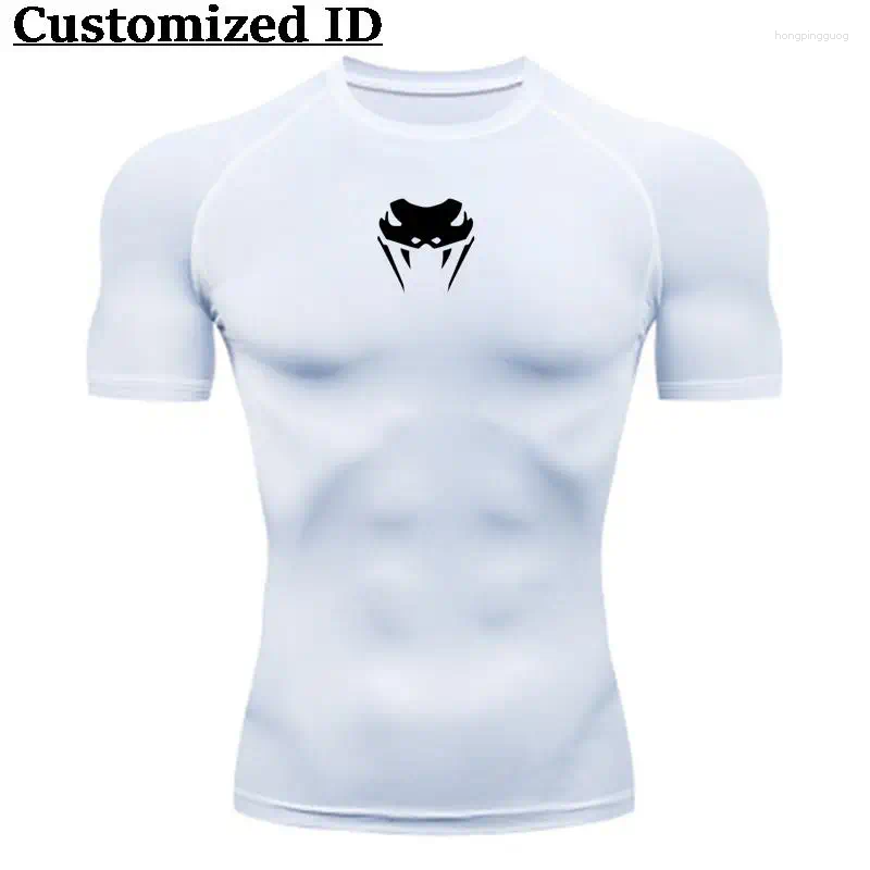 Men's T Shirts 2024 Men O-Neck Compression Shirt MMA Long Or Short Sleeve T-shirt Fitness Bodybuilding Clothes Rashguard Sports Top Tees