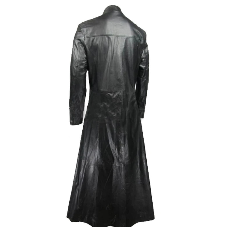 PU Leather Coat Men Jacket Spring Fall Winter Top Slim Korean Streetwear Gothic Moto Biker Punk Outwear Abrigos Mujer Invierno 240126