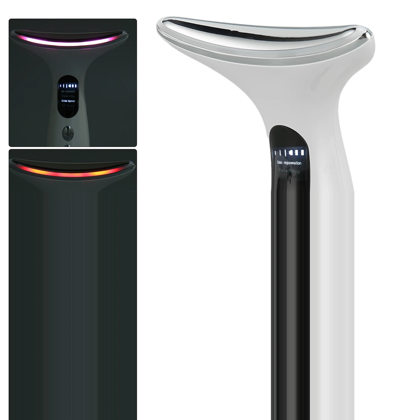 Face Neck Massager Fade Lines Beauty Device Microfrequency Vibration Promote Collagen Whitening for Home Use 240122