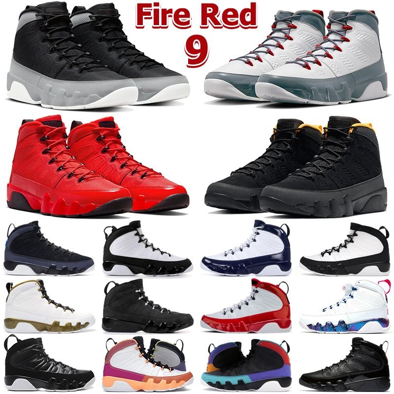 High Quality 9 IX 9S Men Women Basketball Shoes Bred University Gold Blue Gym Chile Red Cool Particle Grey Racer Blue Statue Anthracite Sport Sneakers Trainers