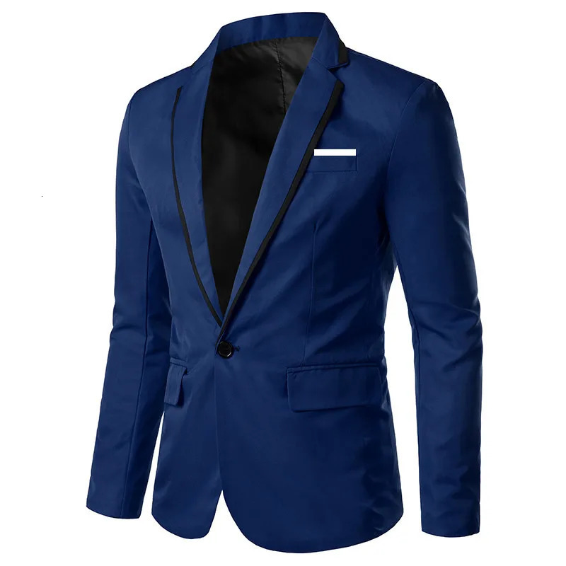 Man Party Dresses Leather Dress Coats Suits Blazer Clothing Mens Solid Color Suit Coat Blazers 240124