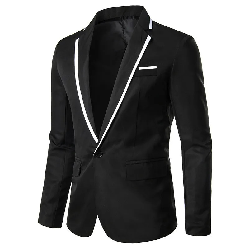 Man Party Dresses Leather Dress Coats Suits Blazer Clothing Mens Solid Color Suit Coat Blazers 240124