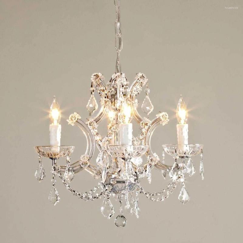 Europe Chandeliers Chandelier Crystal Ceiling For Loft Living Room Bedroom Kitchen Pendan Lamps Indoor Home Decor Fixture Lights