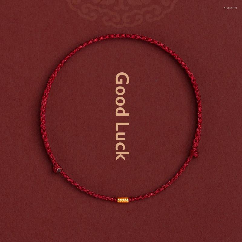 Charm Bracelets Red String Bracelet With Bead Kabbalah Protection Thread Handmade Good Luck Gift For Women Men Girls Boys