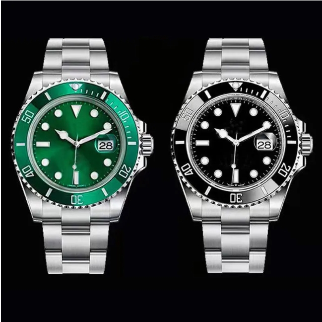 Mens watch aaa designer watches 40MM Black Dial Automatic Mechanical fashion Classic style Stainless Steel Waterproof Luminous sapphire ceramic dhgate watchs