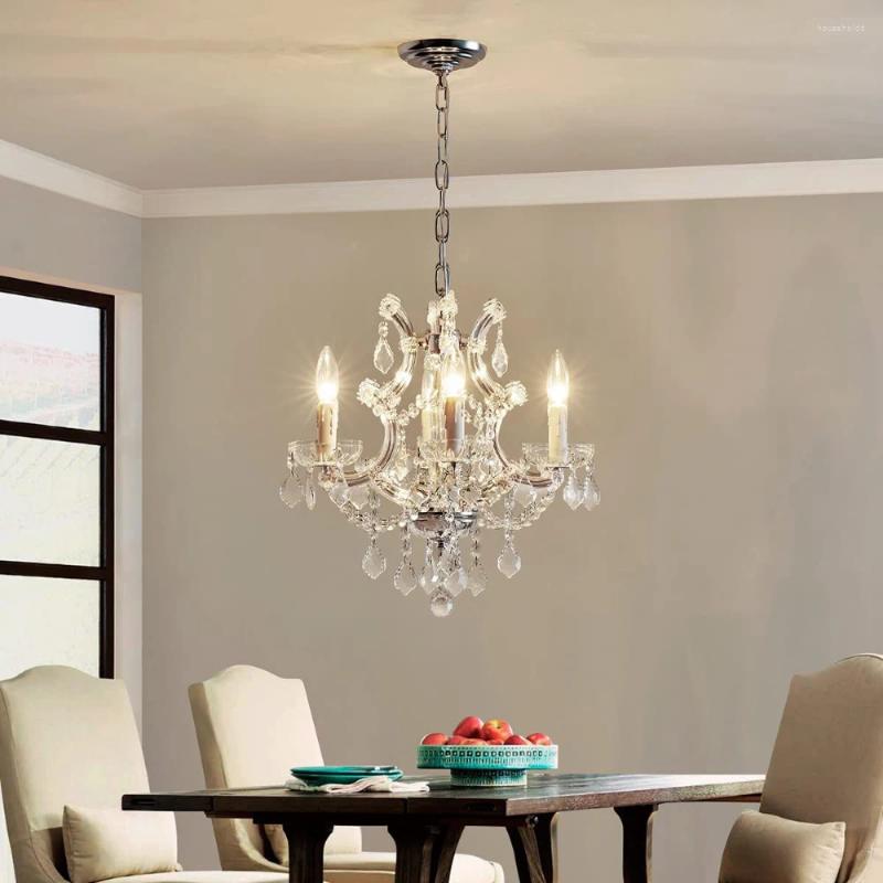 Europe Chandeliers Chandelier Crystal Ceiling For Loft Living Room Bedroom Kitchen Pendan Lamps Indoor Home Decor Fixture Lights