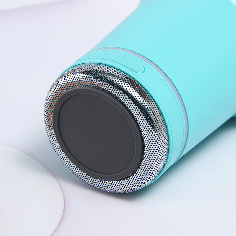 30oz Bluetooth Speaker Tumblers stainless steel vacuum insulated music cup Coffee water drinking bottle with wireless Speaker metal straw