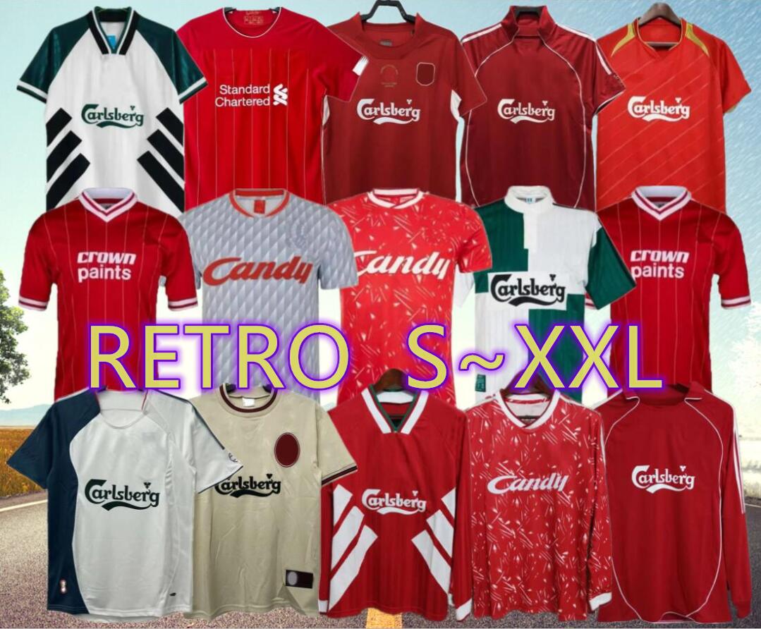 08 09 10 11 01 02 97 96 85 86 1965 FOWLER Soccer Jerseys 93 95 Retro Gerrard 04 05 14 15 Suarez TORRES 1984 DALGLISH Football Shirts 1989 06 07 Maillot Camiseta de Futbol