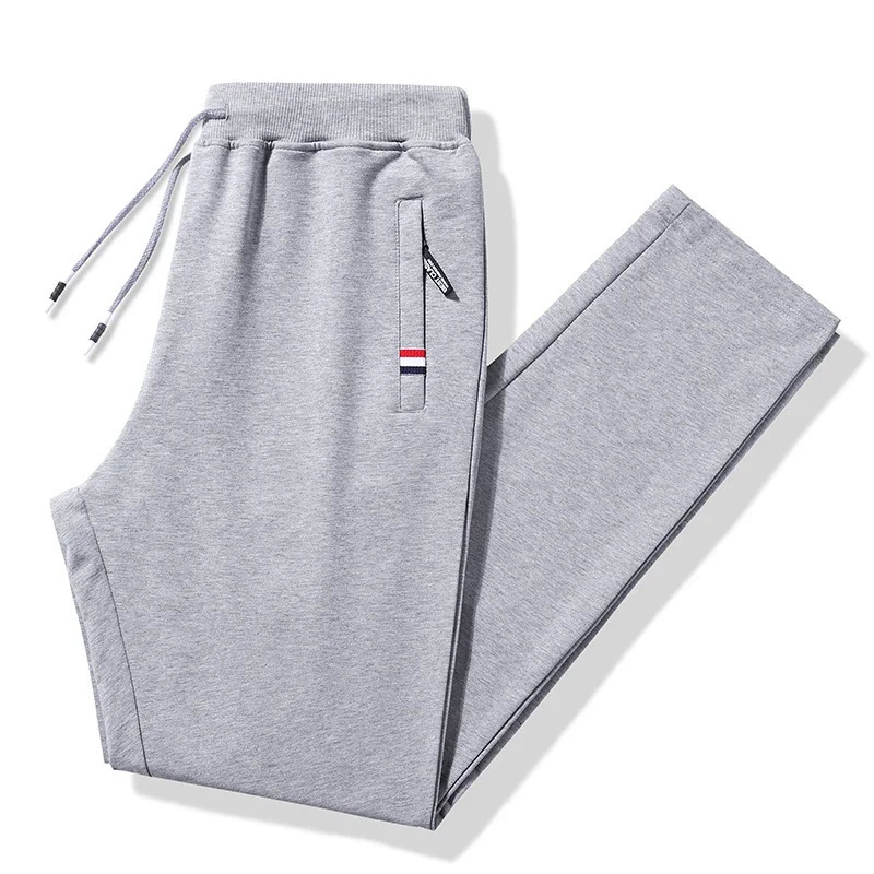 est Mens Knitted Sweat Joggers Elastic Waist Jogging Pants Men Sport Long Fitness Sportswear Trousers Plus Size 8XL 240125