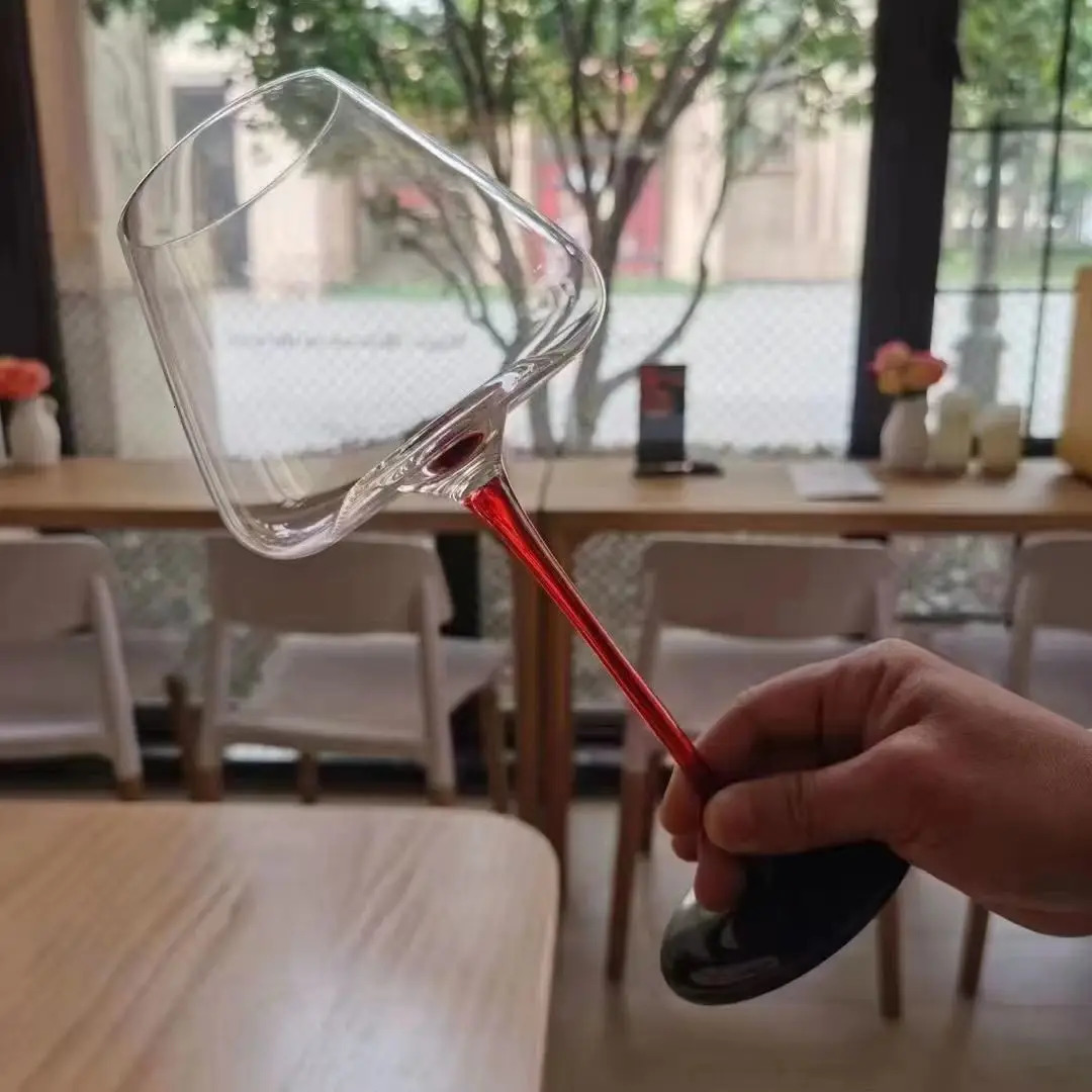 Red Wine Glasses High Wine Glass Set Home High Value Crystal Glass Burgundy Wine Glass High 720ml Large Capacity Bar Barware 240127