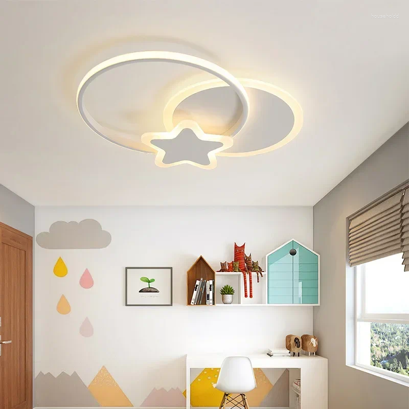 Lights Ceiling Modern LED Lamp For Children Room Living Dining Bedroom Study Aisle Chandelier Indoor Home Decor Lighting Fixture Luster