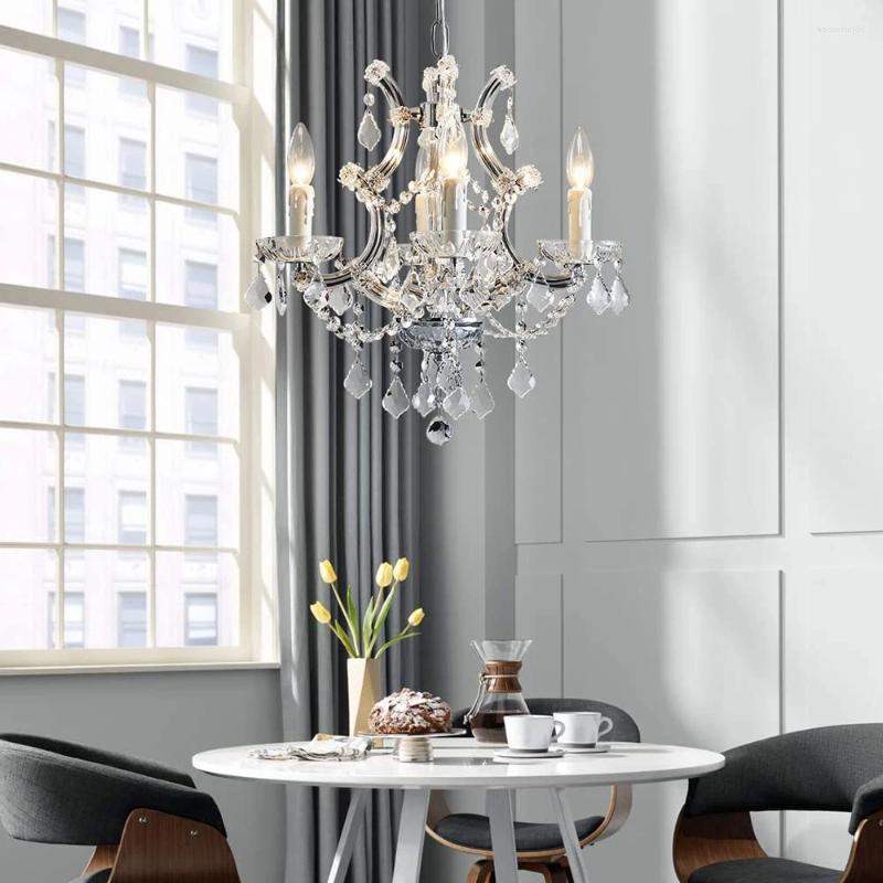 Europe Chandeliers Chandelier Crystal Ceiling For Loft Living Room Bedroom Kitchen Pendan Lamps Indoor Home Decor Fixture Lights