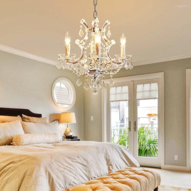 Europe Chandeliers Chandelier Crystal Ceiling For Loft Living Room Bedroom Kitchen Pendan Lamps Indoor Home Decor Fixture Lights
