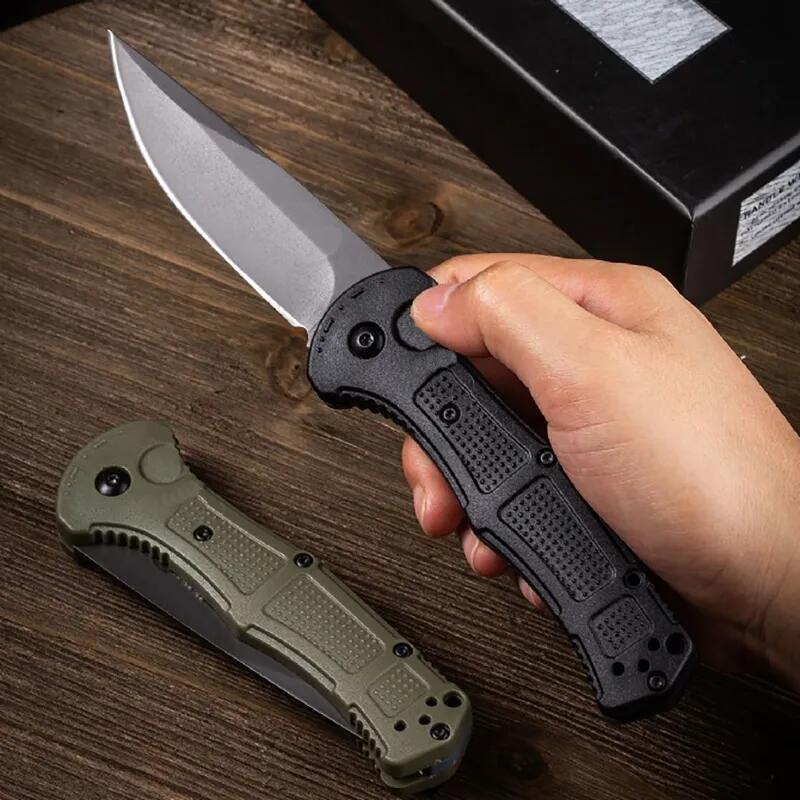 6Models 9070/9070BK Claymore Folding Knife D2 Blade Nylon Fibre Handle Outdoor camp survival self-defense EDC 9071 9071BK-1 9750 9070DLC 9070BK-1 Tactical Tools