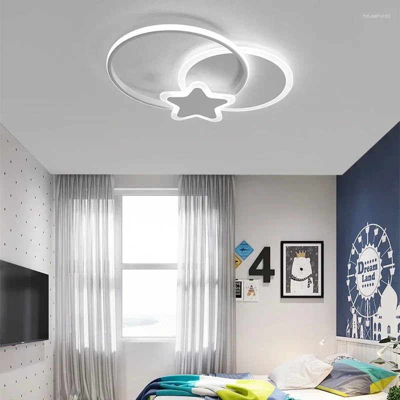 Lights Ceiling Modern LED Lamp For Children Room Living Dining Bedroom Study Aisle Chandelier Indoor Home Decor Lighting Fixture Luster