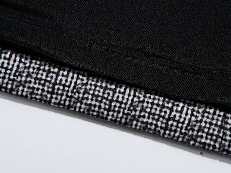 Autumn and Winter Elegant Mens Jackets Knit Men Blazer Slim Fit Fashion Versatile Casual Checkered Long Sleeves Suit Coat 240124