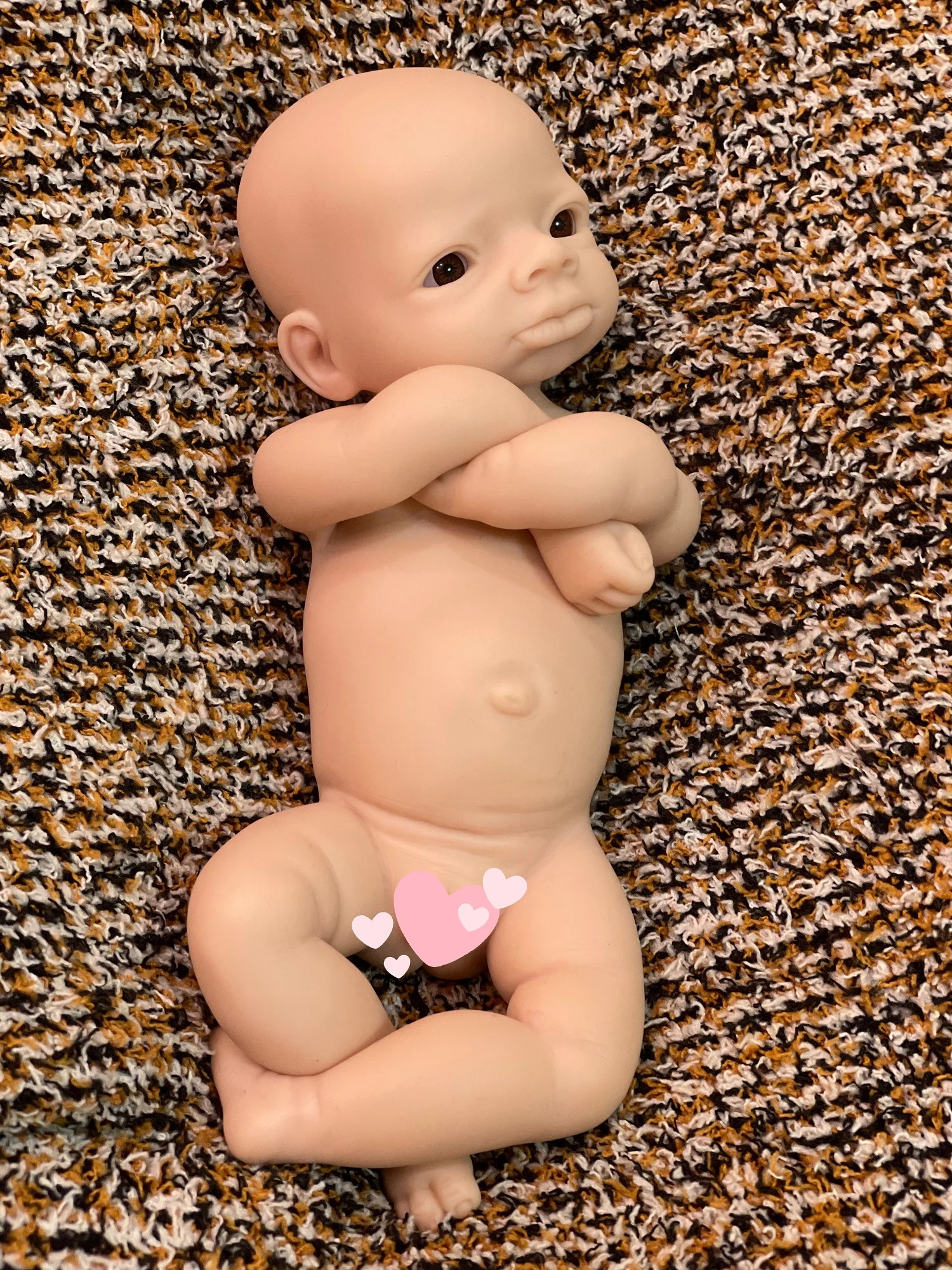 8 styles28cm Cuddly Unpaint Solid Silicone Bebe Reborn Girl Full Body Baby Lifelike Real Corpo De Doll 240122