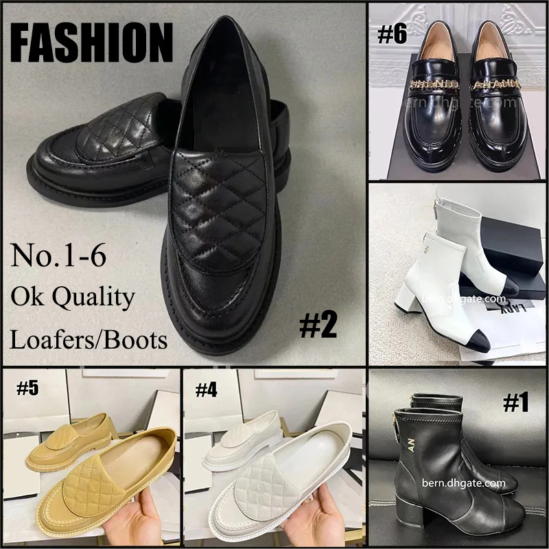 23 Options Fashion Classic Women's Boots Ankle Boots Loafers for Women EU35-41 Premium Leather Lanvas Lint/ OK-Quality Non-Leather