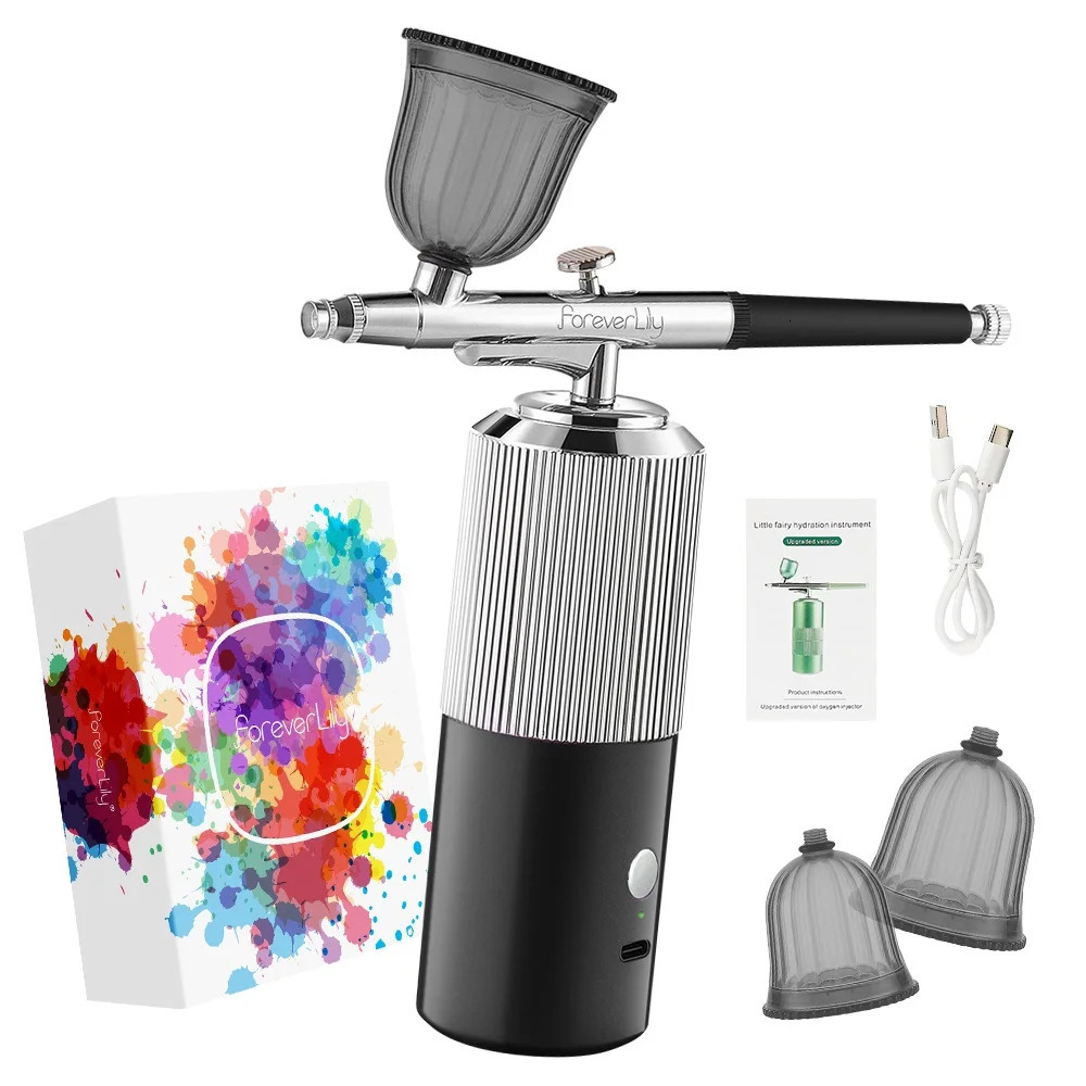 Professional Nail Airbrush Kit Or Compressor Multi-Purpose Mini Airbrush Nail Manicure For Makeup Tattoo Body Painting Spray240129