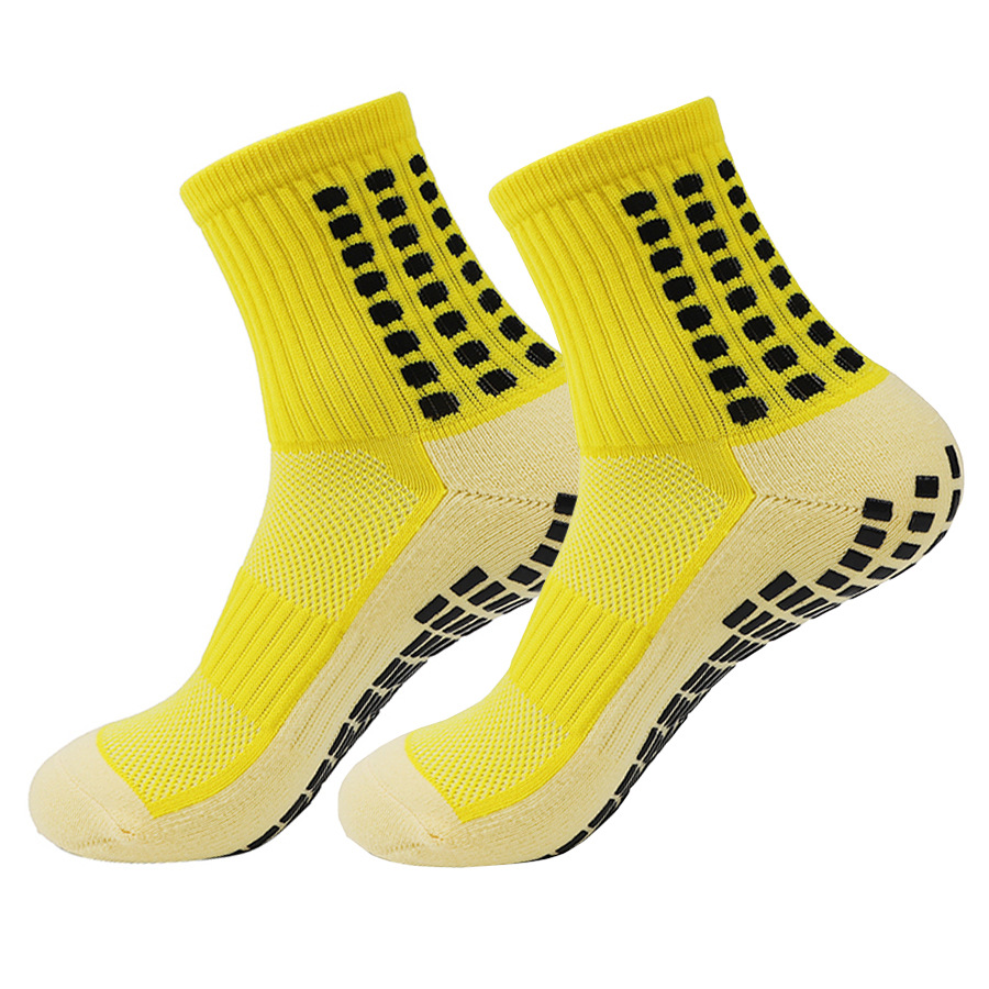 Kid Football Sock Grip Socks Anti Slip Youth Training Soccer Sock for Teenager Kids Women Outdoor Football Baseball Sweat Absorbing Sports Socks 33-39