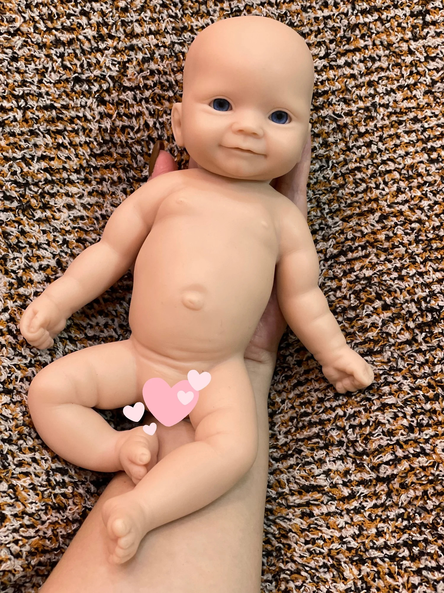 8 styles28cm Cuddly Unpaint Solid Silicone Bebe Reborn Girl Full Body Baby Lifelike Real Corpo De Doll 240122