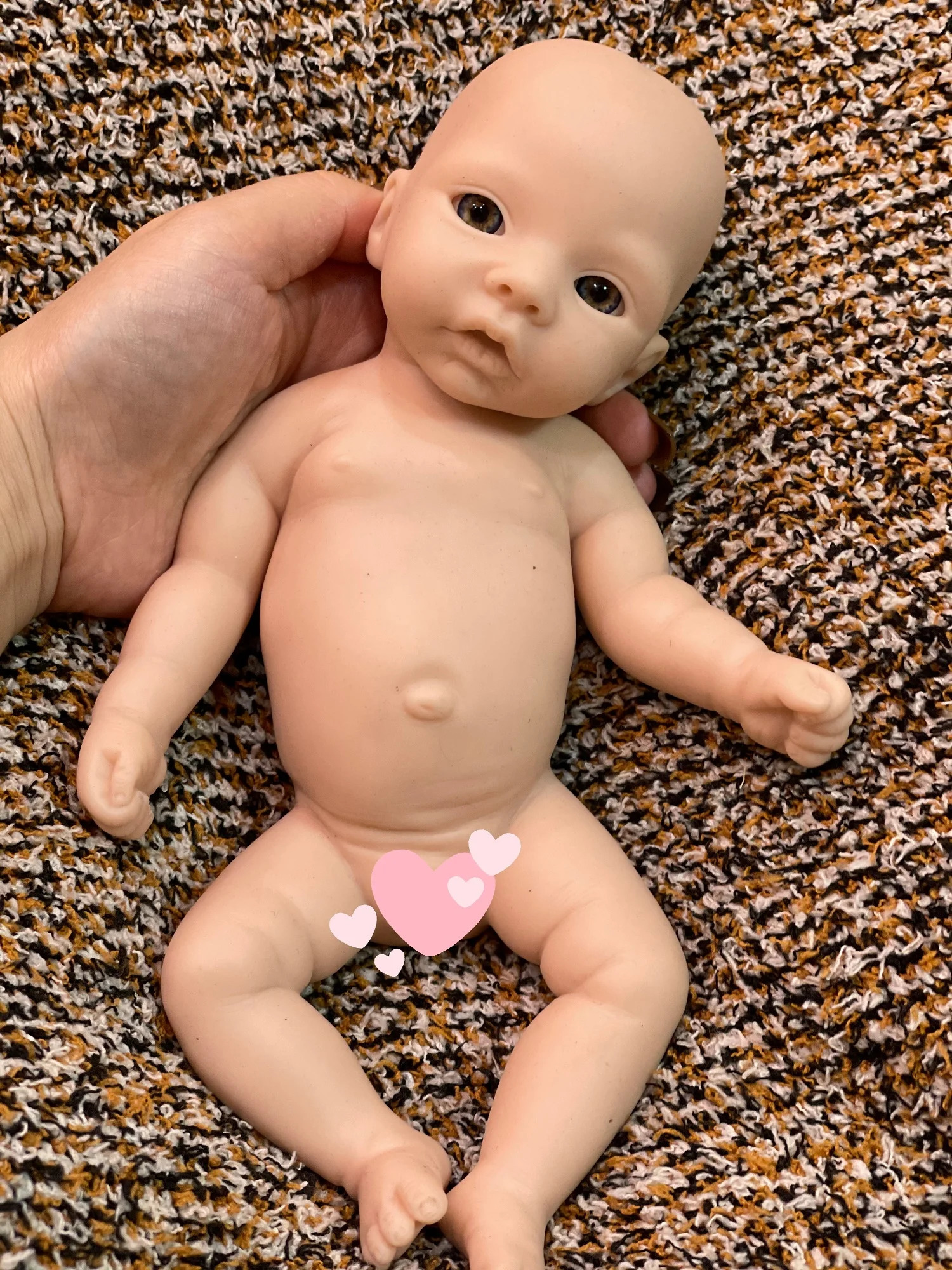 8 styles28cm Cuddly Unpaint Solid Silicone Bebe Reborn Girl Full Body Baby Lifelike Real Corpo De Doll 240122
