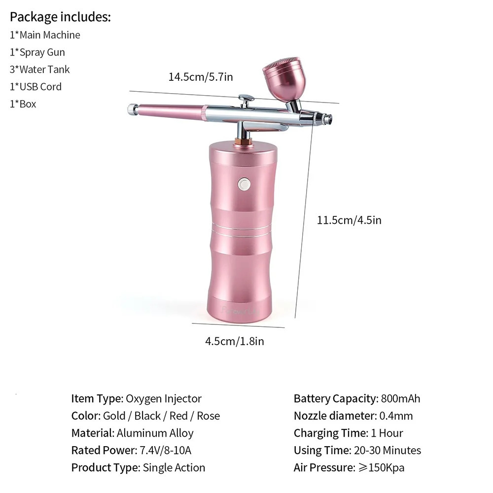 Professional Nail Airbrush Kit Or Compressor Multi-Purpose Mini Airbrush Nail Manicure For Makeup Tattoo Body Painting Spray240129