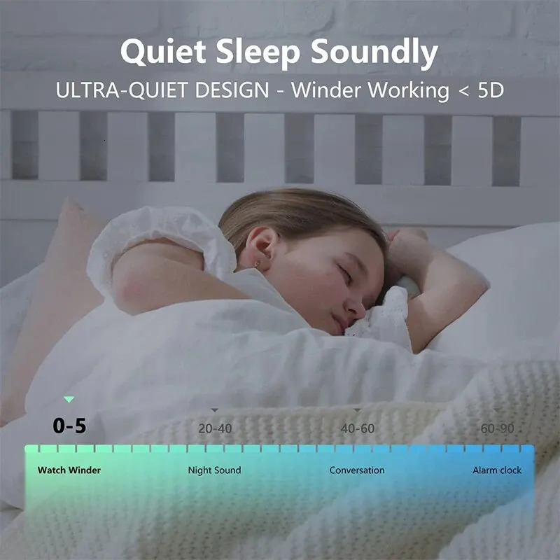 Classic Single Watch Winder for Automatic Watches Auto Watch Winder Box with Quiet Motor Leather Watch Rotator AC Adapter 240129