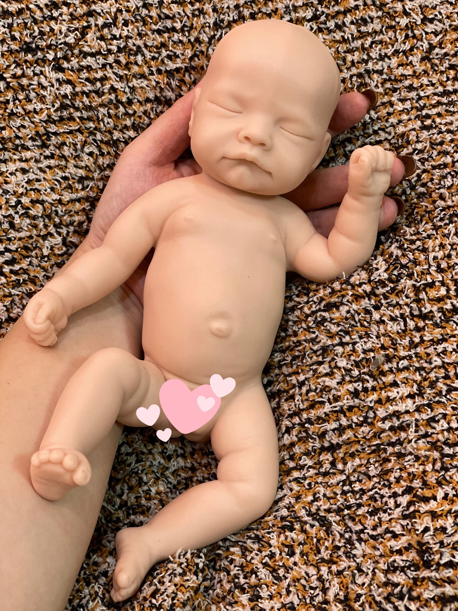 8 styles28cm Cuddly Unpaint Solid Silicone Bebe Reborn Girl Full Body Baby Lifelike Real Corpo De Doll 240122