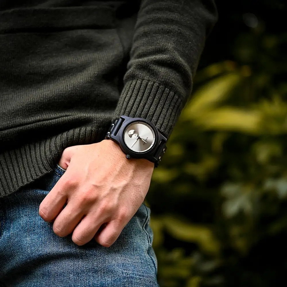 BOBO BIRD Wooden Watches Men Lovers's Timepieces Wood Metal Bracelet Quartz Watch relogio masculinoin Wholesale montre homme 240125