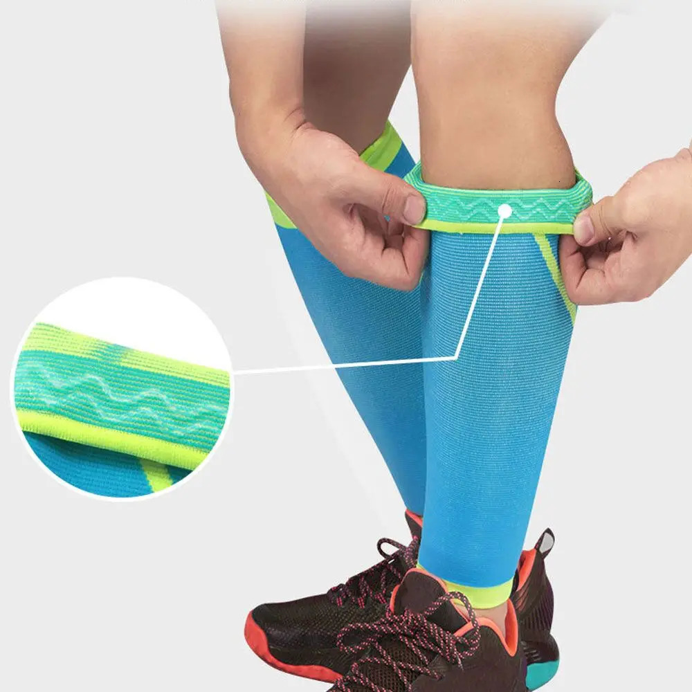 Compression Leg Sleeve Shin Guard Men Women Cycling Leg Warmers Running Football Basketball Sports Leg Shin Splints Calf Support 240129