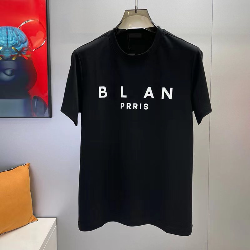 Fashion brand Mens T-shirt Womens Designer T-shirt Loose 100% Cotton Top 230g High end Cotton Couple Casual T-shirt Luxury Clothing Street Clothing Asian Size S-5XL
