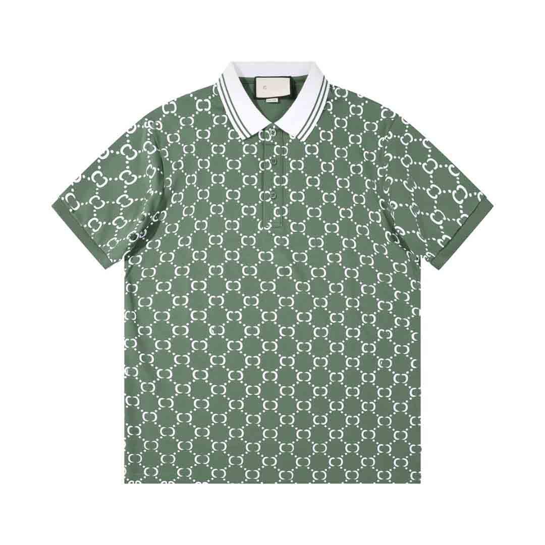 Designer Luxury Maschi Da Uomo Polos GGG Letter Polo Shirt Lavora In Cotone Pur…