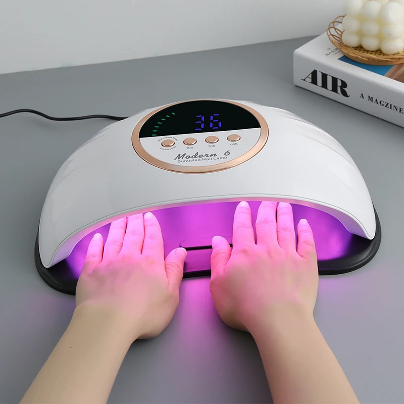 Professional 69LEDs Nail Dryer UV LED Nail Lamp With Motion Sensing Manicure Salon Tool Equipment for Curing All Gel Nail Polish240129