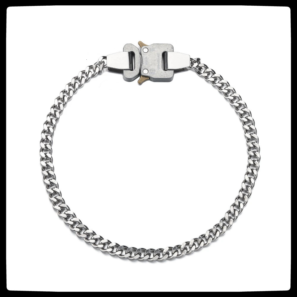 Hip hop Punk Lock Lightning Hero Hip Hop Acrylic Metal Chain Splicing Necklace For Men Women Party Jewelry Hipster 240201