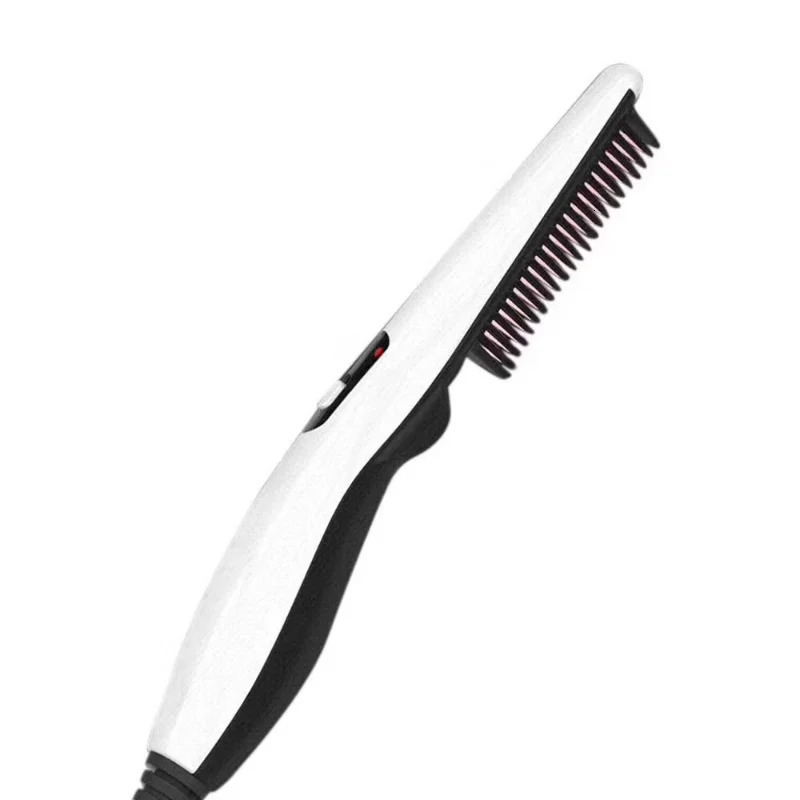 Hair Comb Beard Heating Brush for Men Hair Straightener Multifunctional Electric Beard Straightening Comb Quick Hair Styler 240119