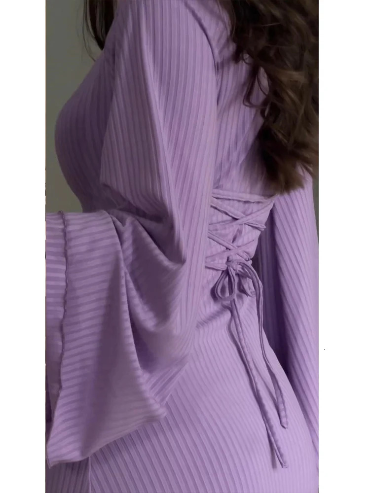 Vintage Long Dresses Women Autumn Long Sleeve Evening Dresses Female Elegant Bandage Maxi Dress Ladies Tight Party Prom Vestidos 240119