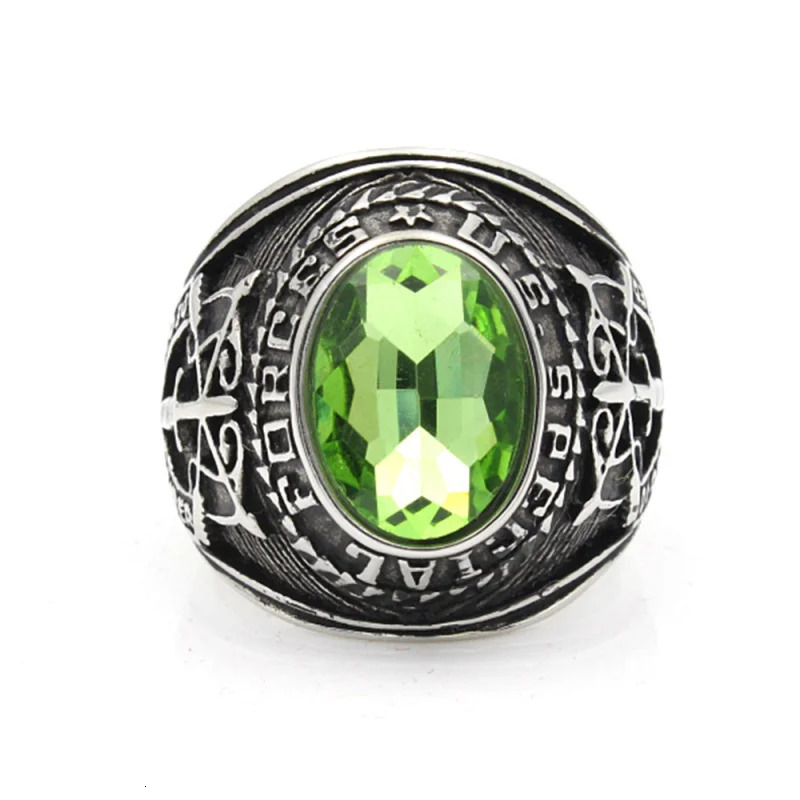 Me Stainless Steel United Stated Army Special Force Military Ring 240125
