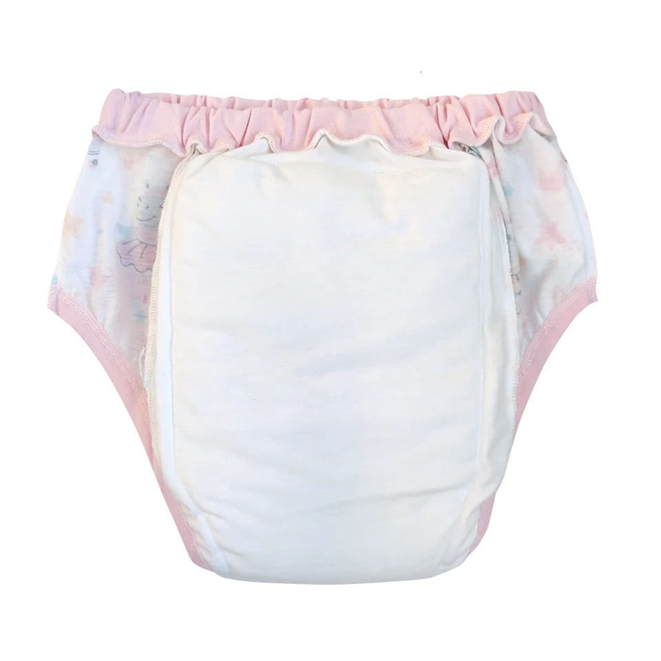 Waterproof Cotton Dancing Bunny Adult Baby Training Pants Reusable Infant Shorts Underweaer Cloth Diapers Panties Nappy 240130