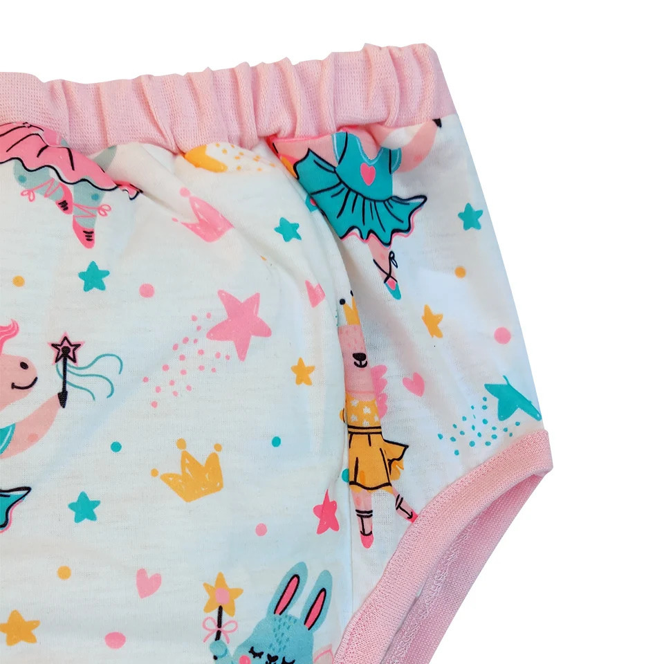Waterproof Cotton Dancing Bunny Adult Baby Training Pants Reusable Infant Shorts Underweaer Cloth Diapers Panties Nappy 240130