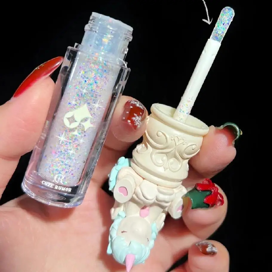 Liquid Eyeshadow Lovely Eye Glitter Shimmer Ultra Glitter Eyeliner Come With Statue Private Label Makeup 5 Color Eye Shadow 240119