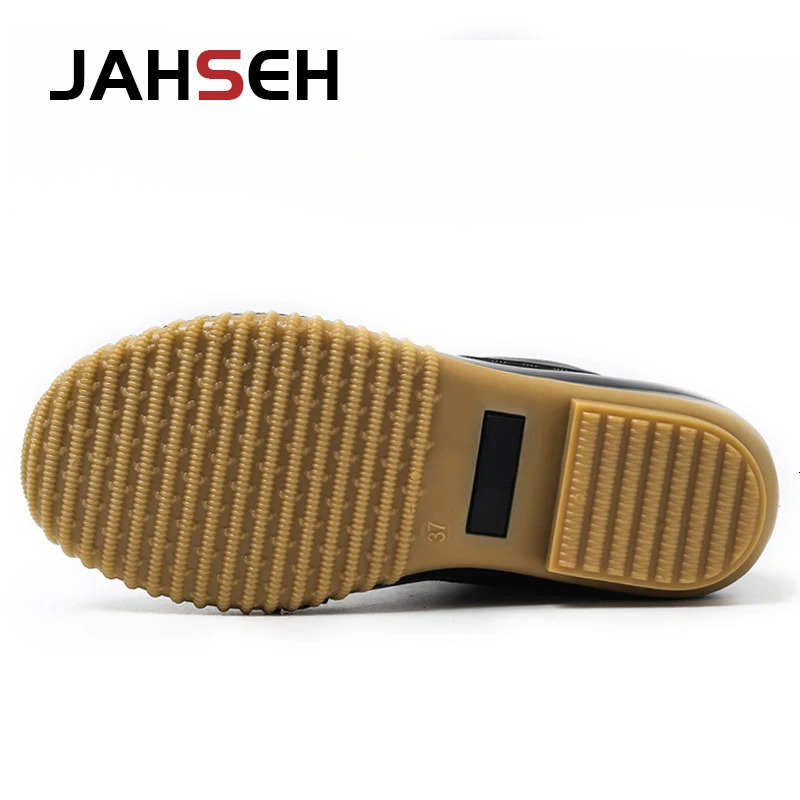 2025 new Plush Warm Men Winter Snow Duck Unisex Waterproof Rubber Sole Rain Boots Lace Up Ankle Fashion Walking Shoes 240202