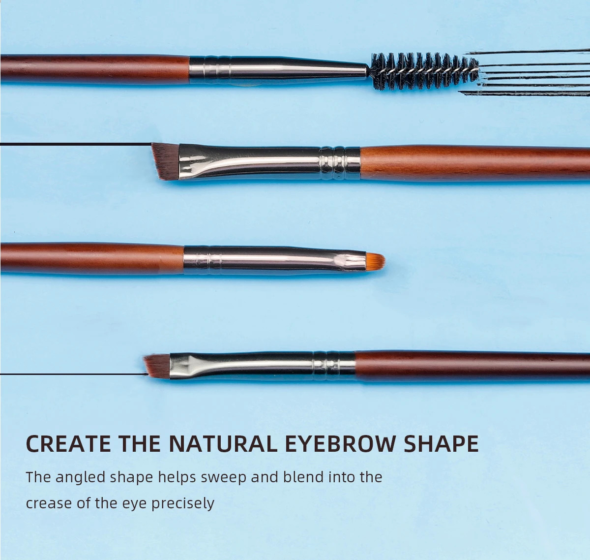 OVW Makeup Brushes Set 24pcs Natural Goat Hair Powder Foundation Contour Blending Eyeshadow Eyeliner Makeup Tools maquillaje 240127