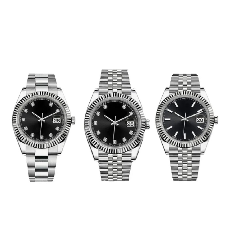 Mentille mécanique automatique Ceramics montres 41 mm en acier inoxydable en acier inoxydable boucle de bracelet