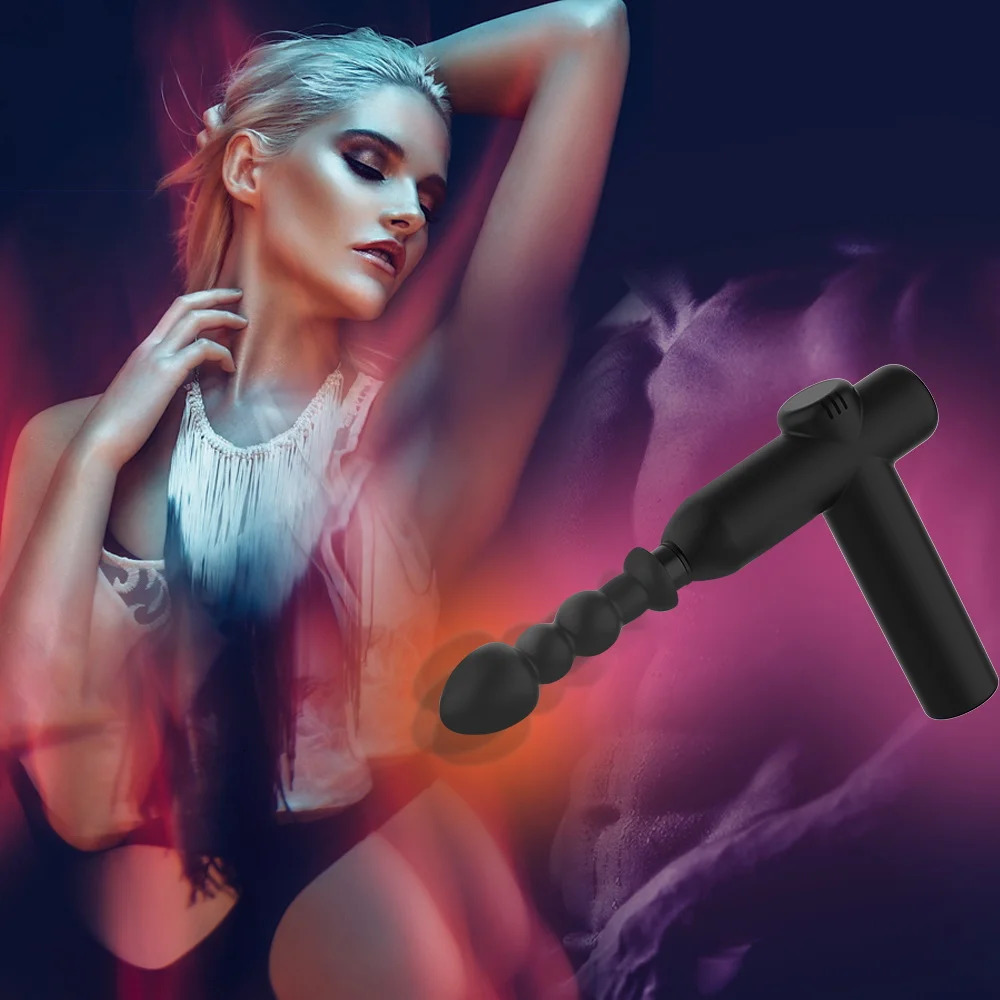 Female Masturbator Fascia Gun Adapter Body Massage Gun Head To Sex Machine Orgasm Thrusting Vibrator Dildos Sex Toys For Couples 240129
