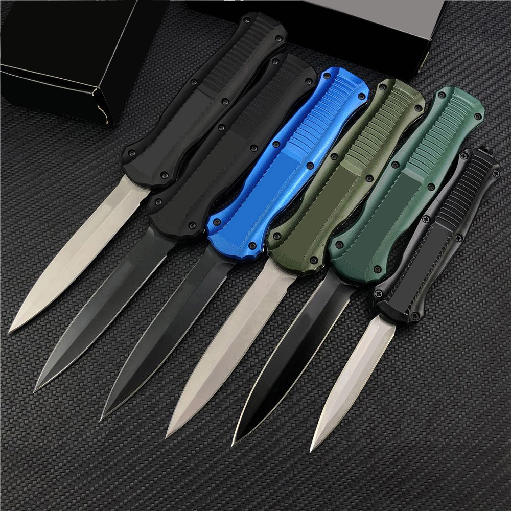 9Models 3300/3310 Infidel Knife D2 Satin Blade Aluminum alloy Handles Outdoor Survival Combat Tactical knives BM42 3300BK 3310BK UT85 EDC Tools